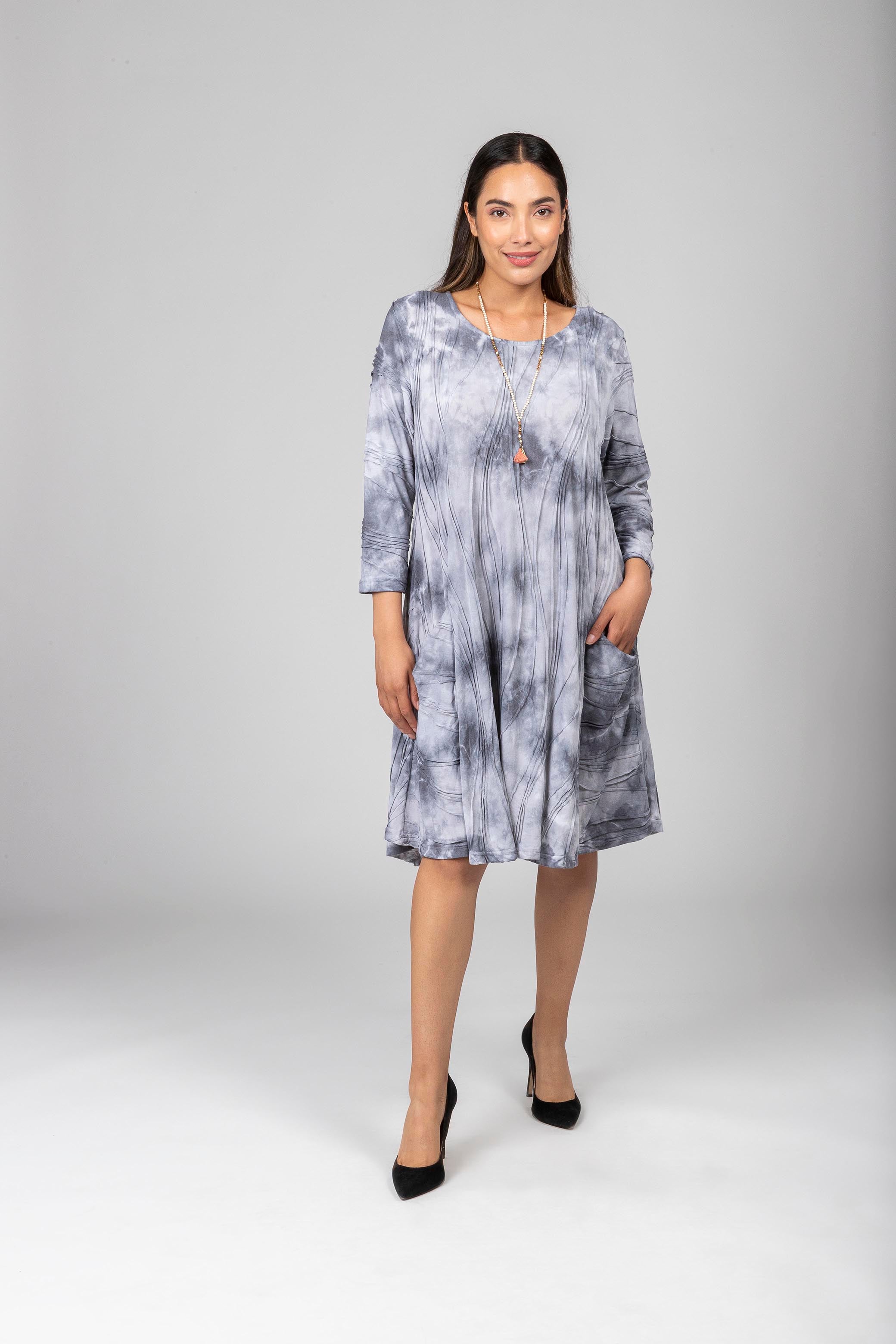 Tie-Dye Stitched Dress