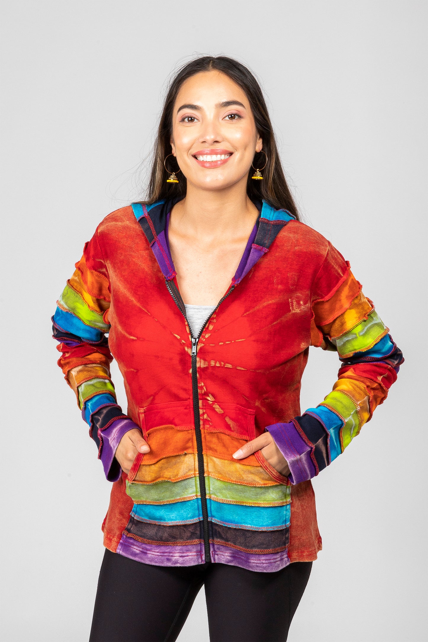 Multi-color Patchwork jacket